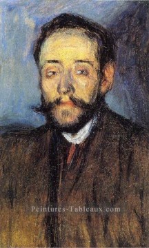 self portrait Tableau Peinture - Portrait Minguell 1901 Pablo Picasso